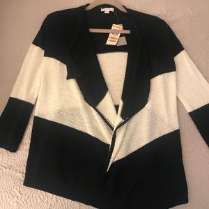 Cardigan- blue and white